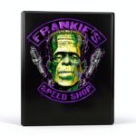 Hot Leathers Frankie's Speed Shop - T-Shirt bifacciale in 1% Cotone, con Stampa su Entrambi i Lati-0