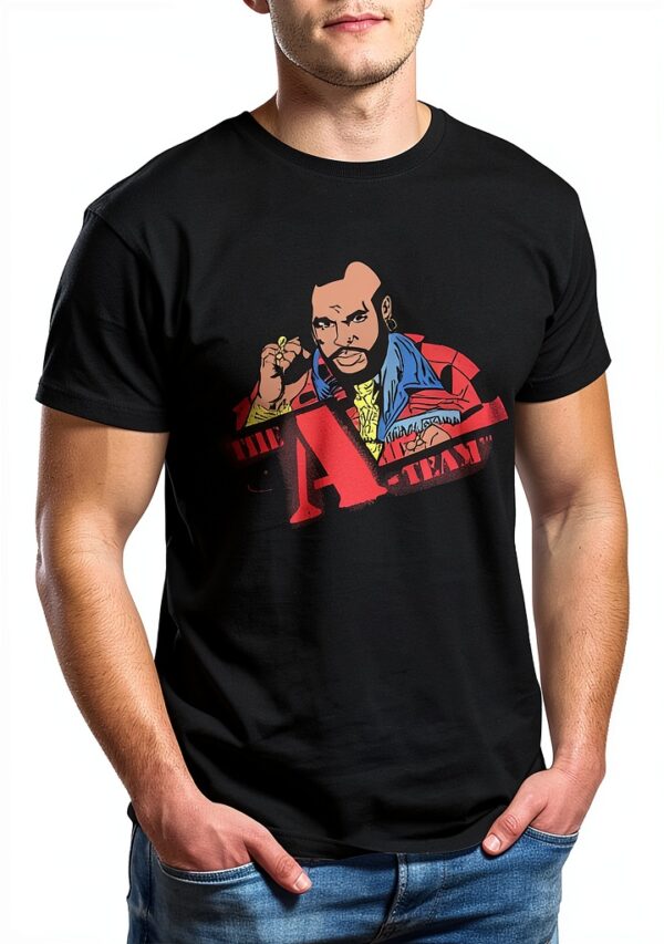 T Shirt A Team Series Frank Lupo – Nero, taglie S‑XXL-0