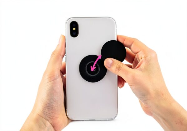 PopSockets Amo Frankie PopGrip Intercambiabile Black 260027-3