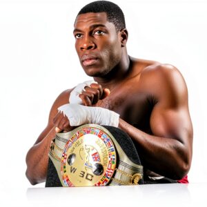 Exclusive Memorabilia Foto di Boxe autografata da Frank Bruno: Campione WBC-0