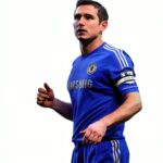 Frank Lampard autografata Chelsea FC – Cornice nera Iconic Pics-0