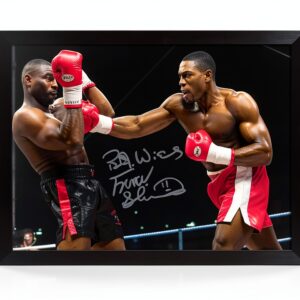 Foto di Boxe Frank Bruno Incorniciata Autografata 40x30 cm Exclusive-0