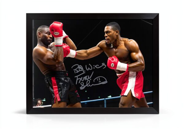 Foto di Boxe Frank Bruno Incorniciata Autografata 40x30 cm Exclusive-0