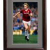 Fotografia firmata a mano Frank McAvennie WHU Legend 12x20 AFTAL COA-0