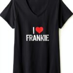 Amo Frankie Maglietta con Collo a V-0