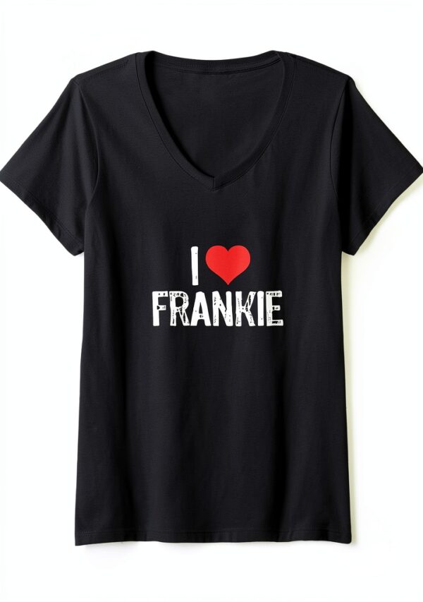 Amo Frankie Maglietta con Collo a V-0