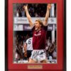 Fotografia firmata a mano di Frank McAvennie WHU Legend 16x12'' AFTAL COA-0