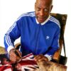 Exclusive Memorabilia Foto di Boxe autografata da Frank Bruno: Campione WBC-1