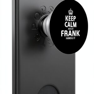Keep calm FRANK t-shirt Felpa con cappuccio Regali PopSockets-0