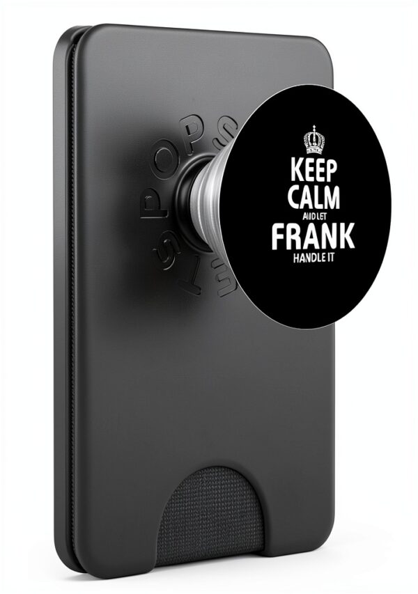 Keep calm FRANK t-shirt Felpa con cappuccio Regali PopSockets-0