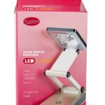 Frank A. Edmunds FAE Super Bright Portable LED Lamp-White/Black-0