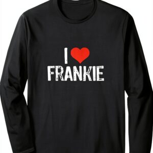 Maglia a Manica Amo Frankie - Unisex Adulto, Taglio Classico, Doppia-0
