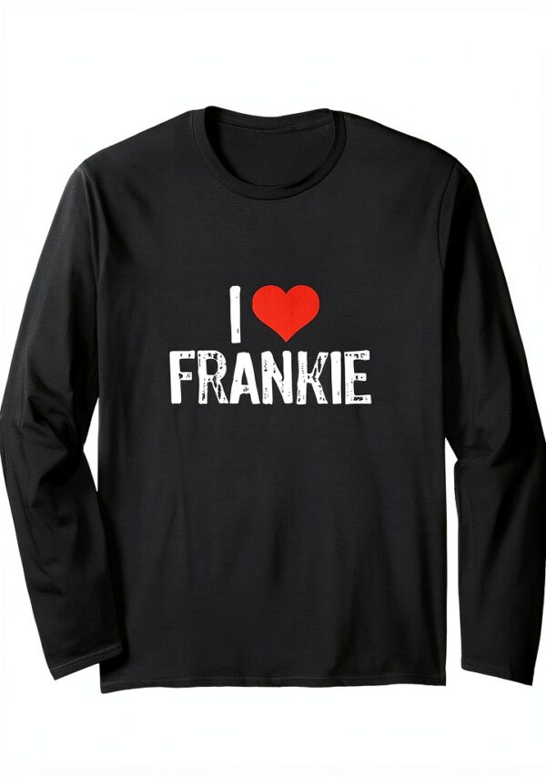 Maglia a Manica Amo Frankie - Unisex Adulto, Taglio Classico, Doppia-0