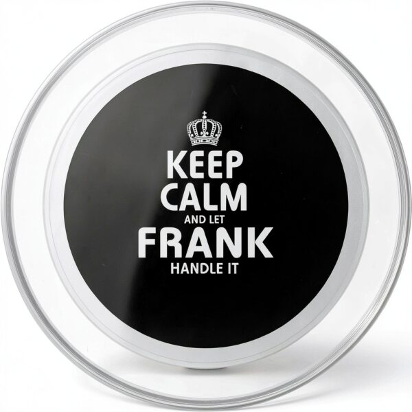Keep calm FRANK t-shirt Felpa con cappuccio Regali PopSockets PopGrip per MagSafe-1